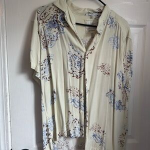 button down casual relaxed  shirt